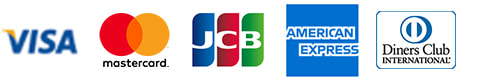 [ご利用可能なカード]VISA/MasterCard/JCB/Amex/Diners