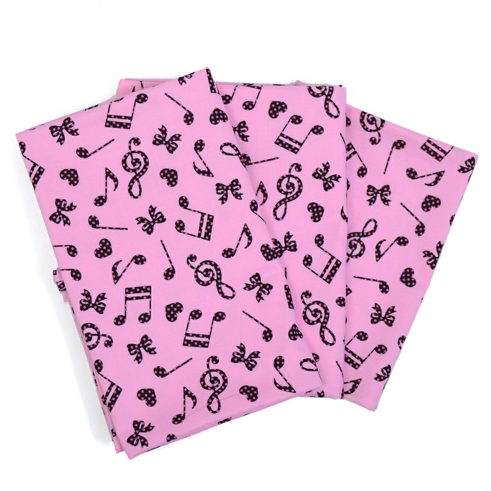 布団カバーセット　水玉音符のハーモニー(ピンク)_1