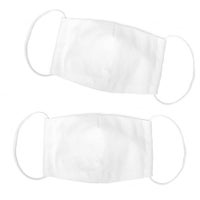 大人用 マスク  フリーサイズ 2枚セット(銀イオン抗菌ガーゼ) オックス・オフホワイト_1